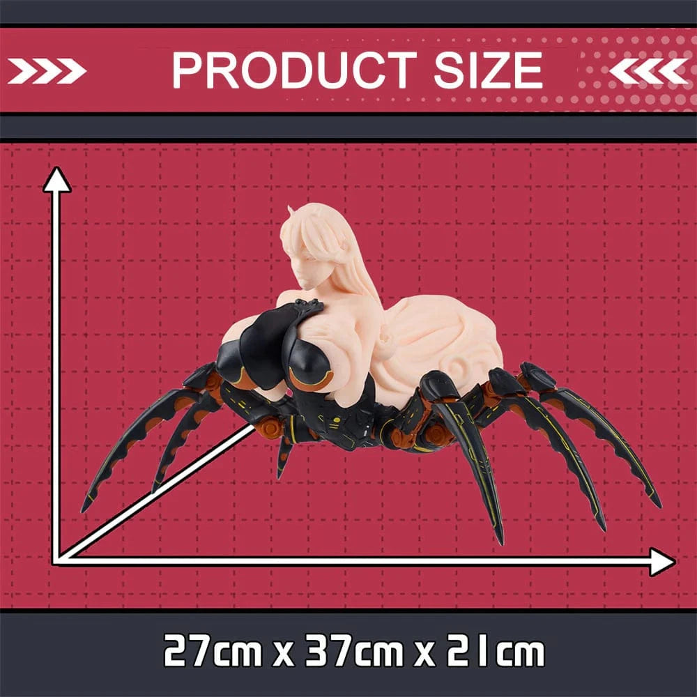 MRLSEXDOLL オナホフィギュア 2.0 Elise エリーゼ 蜘蛛女 脱着式メカ足 貫通型オナホール 21cm 2.3kg