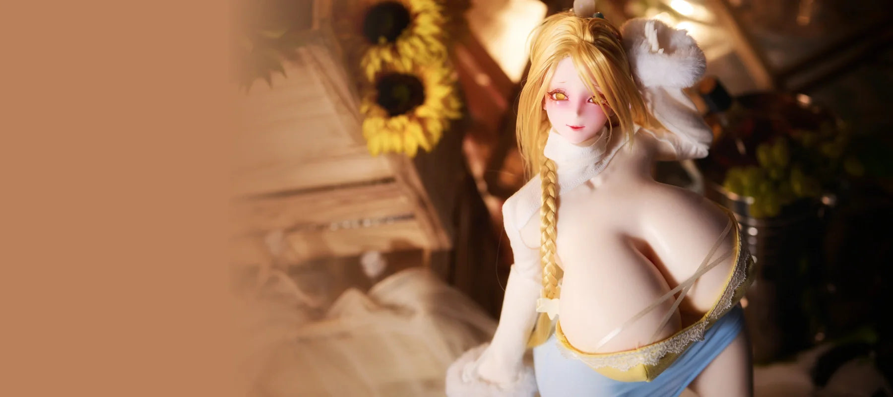 [クーポン NEW!15 で98,505円] オナホフィギュア 3.0 Ella エラ 爆乳 むちむち [ボディ4] 66cm 5kg