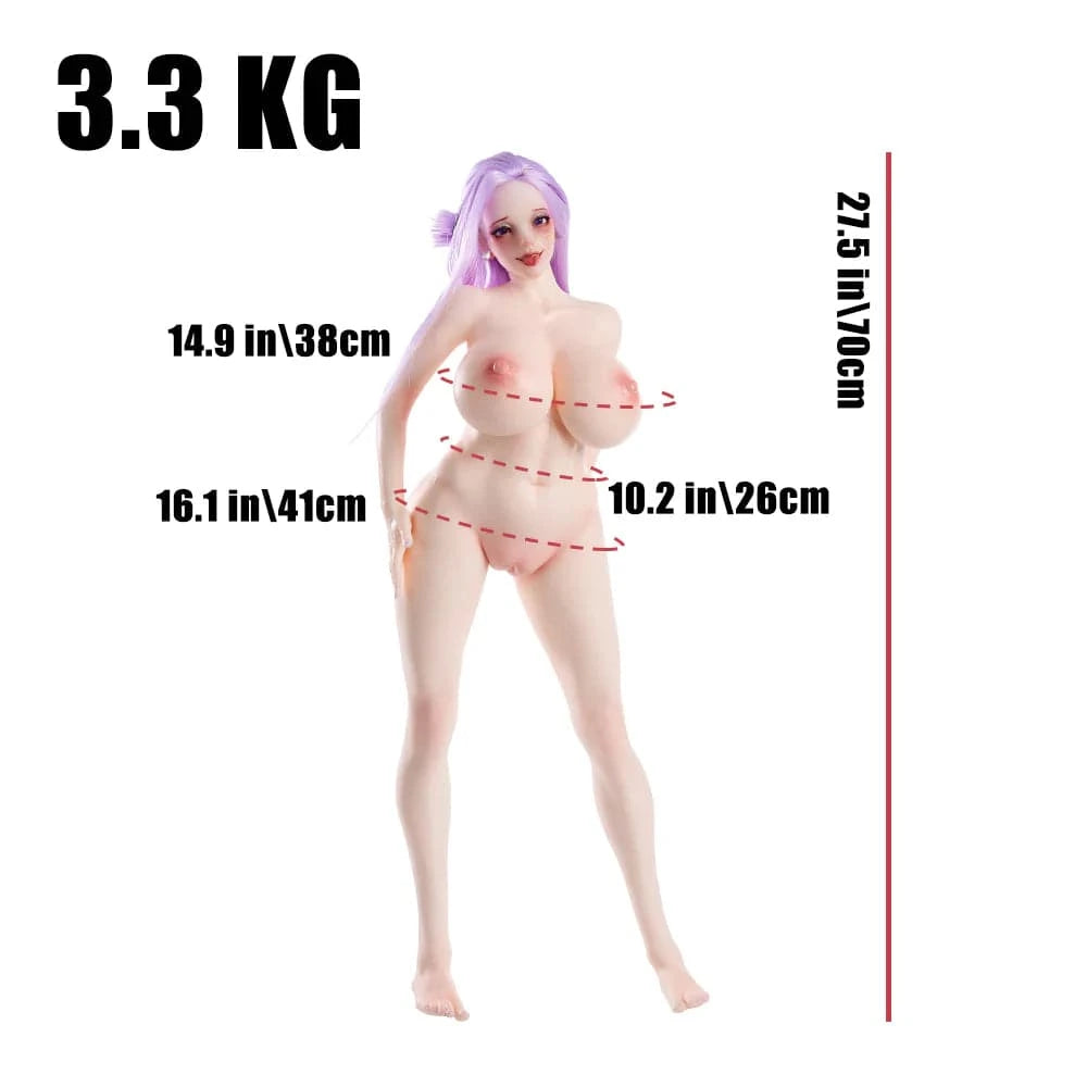 MRLSEXDOLL オナホフィギュア3.0 Ivy アイビー 羊ギャル 爆乳スレンダー [ボディ2] 70cm 3.3kg