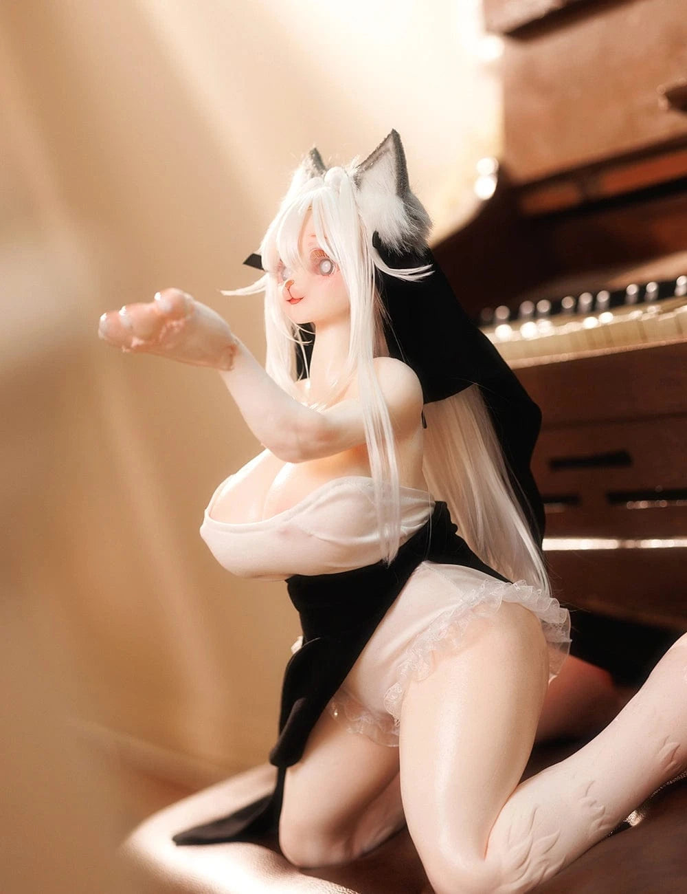 MRLSEXDOLL [クーポン NEW!15 で103,605円] オナホフィギュア 3.0 猫ケモ  Nicole ニコル 爆乳 [ボディ9] 65cm 4.9kg - MRLSEXDOLL日本公式