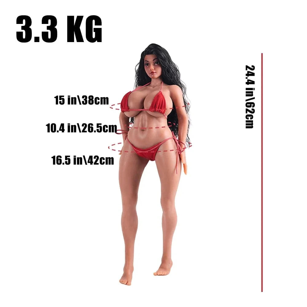 MRLSEXDOLL オナホフィギュア 3.0 Valentina-naomi ヴァレンティナ・ナオミ Pornhubスターコラボ 爆乳 褐色肌 [ボディ2] 62cm 3.3kg