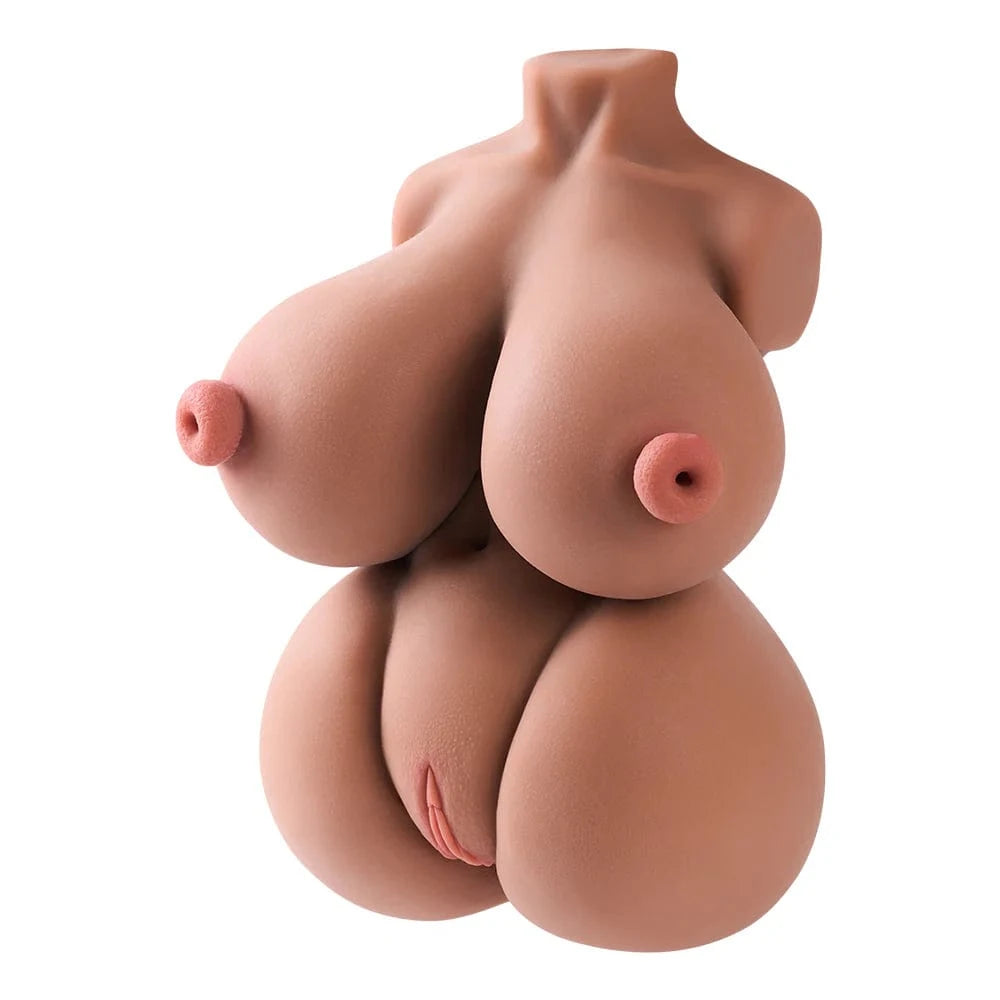 MRLSEXDOLL 爆乳トルソー Big Lucy ビッグ ルーシー 褐色肌 乳首・膣・アナル4穴挿入 褐色肌 40cm 10.9kg