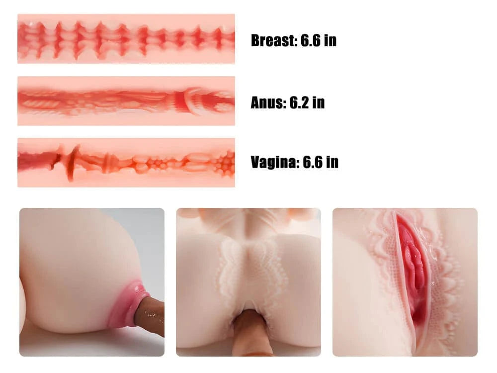 MRLSEXDOLL バスト114cm 爆乳トルソー Big Mya ビッグ ミヤ 乳首・膣・アナル4穴挿入可 54cm 14kg