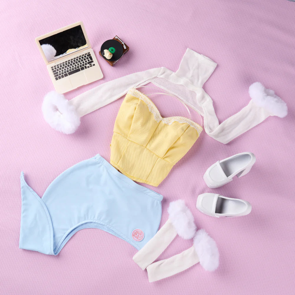 オナホフィギュア 3.0 パステルカラー×ファーコーデ 着せ替えセット [ボディ2/4/5/8 対応]